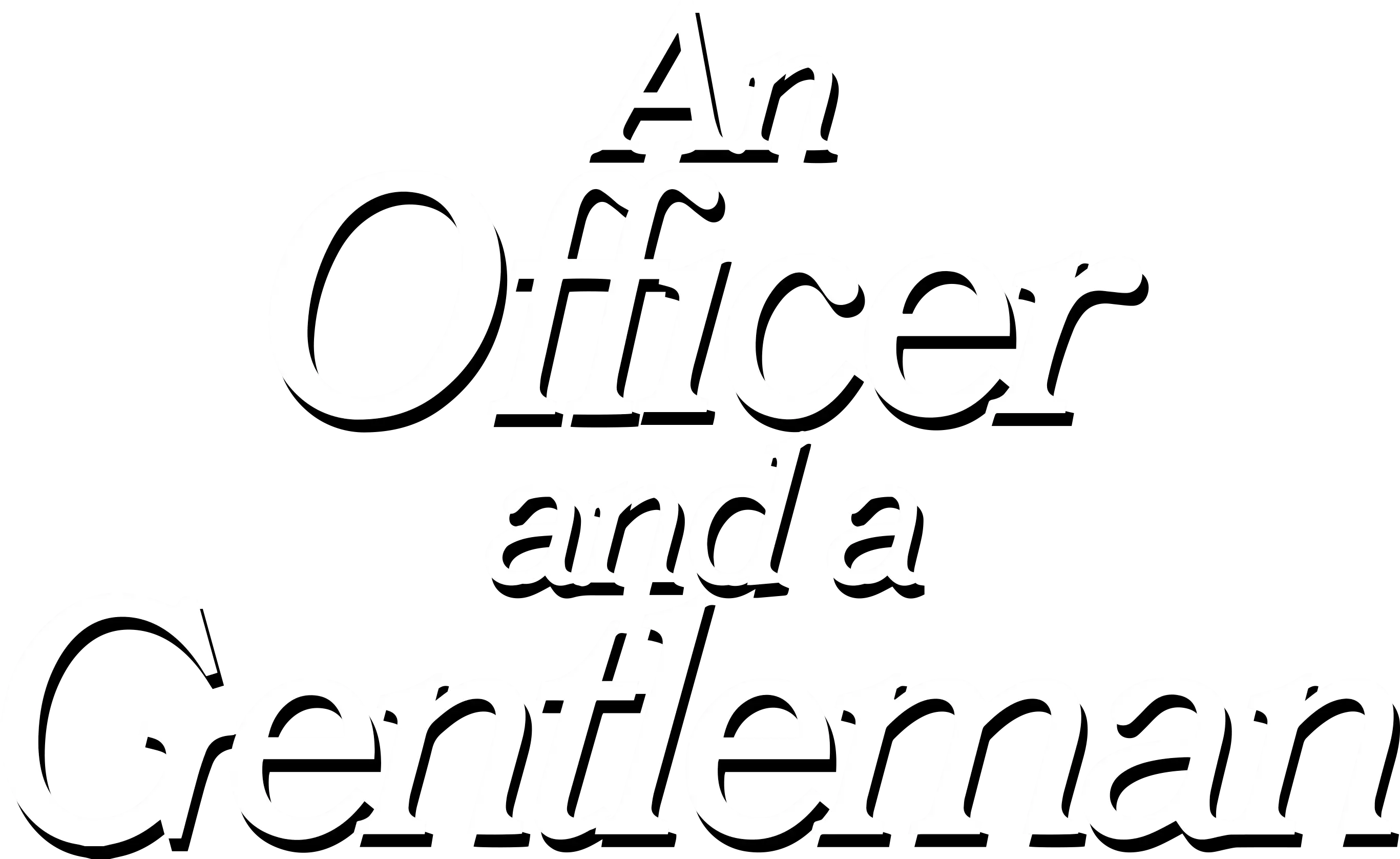 An Officer and a Gentleman