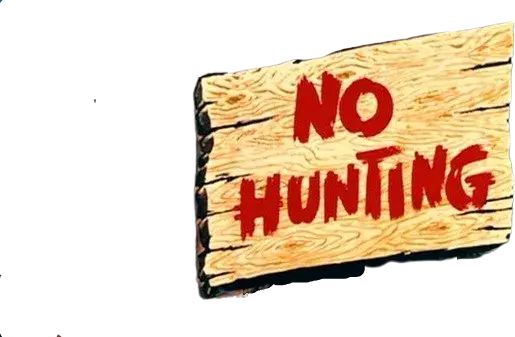 No Hunting