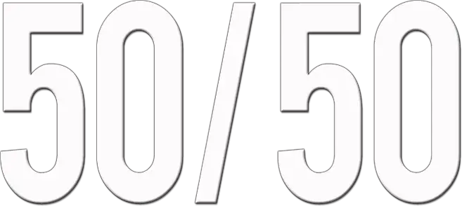 50/50