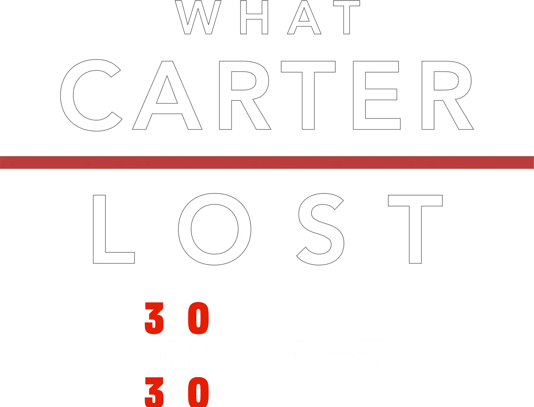 What Carter Lost