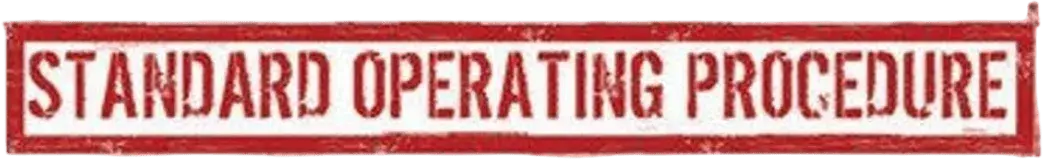 Standard Operating Procedure