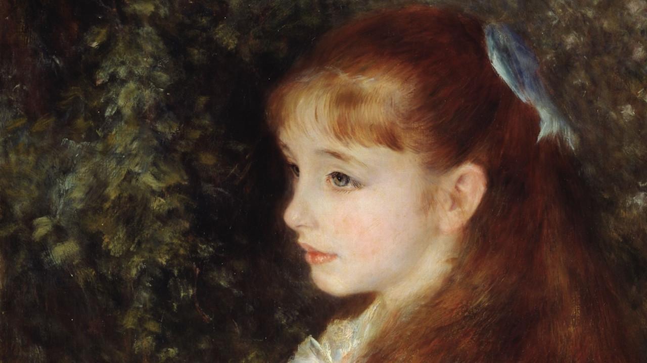 Renoir and the Girl with a Blue Ribbon