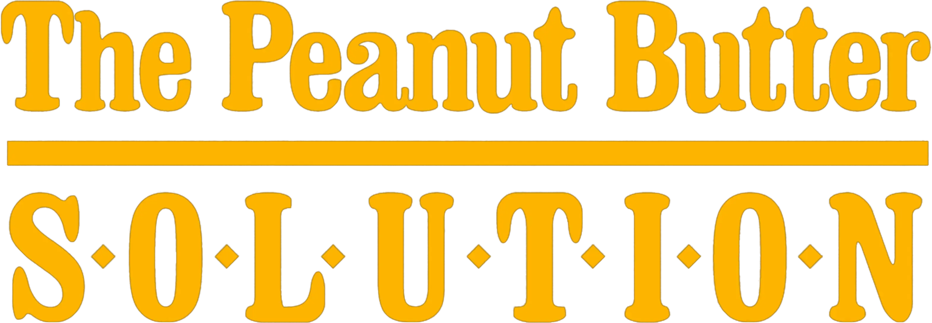 The Peanut Butter Solution