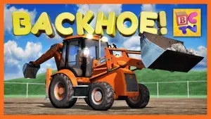 Learn About Backhoes - Construction Vehicles for Children