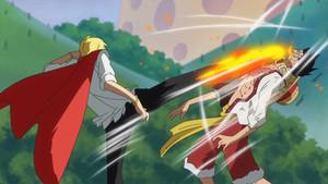 A Heartbreaking Duel! Luffy vs Sanji! (2)
