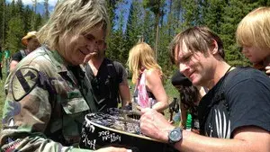 Man in the Camo Jacket