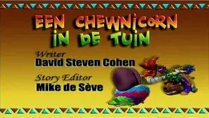 A Chewnicorn in the Garden