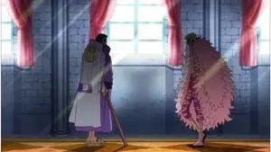 The Admiral's Decision! Fujitora vs. Doflamingo!