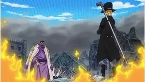 A Big Collision! Chief of Staff - Sabo vs. Admiral Fujitora!