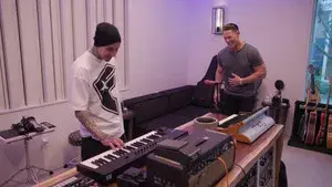 Travis Barker Drops a Beat
