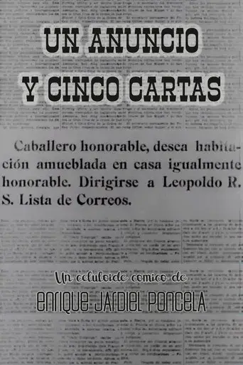 Un anuncio y cinco cartas