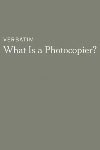 Verbatim: What Is a Photocopier?
