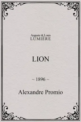 Lion, London Zoological Gardens